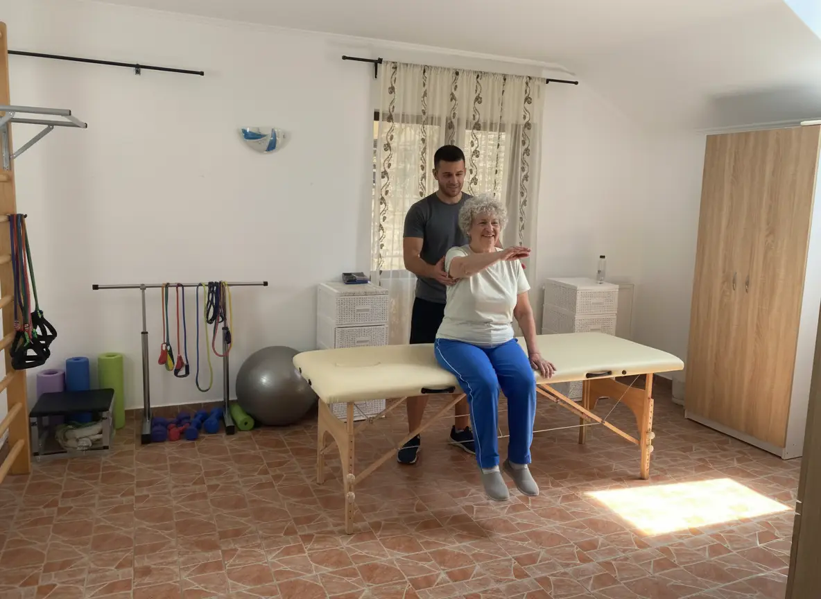 Kinetoterapie pentru seniori la Pensiunea Seniorilor
