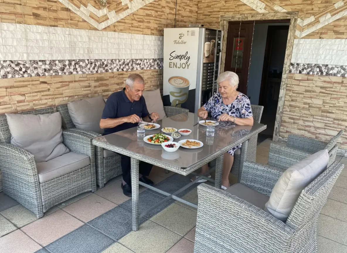 Mâncare sănătoasă pentru seniori la Pensiunea Seniorilor